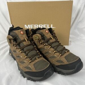 Merrell Men Moab 3 Waterproof Shoes Earth Men's Size 9.5 Brand New Free Shipping